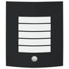 vidaXL Lauko sieninė lemputė Juoda 23.5 x 9 x 26 cm