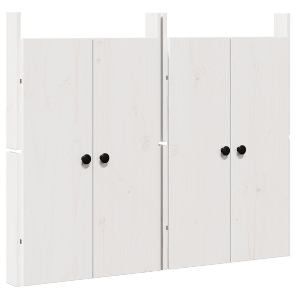 vidaXL Virtuvės durys MEPPEL 2 pcs Balta 50 x 9 x 82 cm