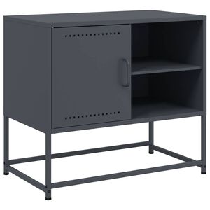 vidaXL Televizoriaus spintelė, antracito, 68x39x60,5cm, plienas