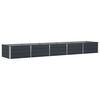 vidaXL Lovelis Antracitas 400 x 80 x 45 cm Plienas
