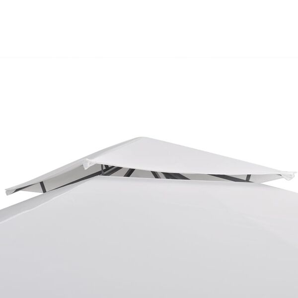 vidaXL Sodo palapinė, 3x3m, balta