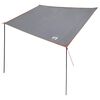 vidaXL Karavano markizė Pilka ir oranžinė 240 x 350 cm tafta