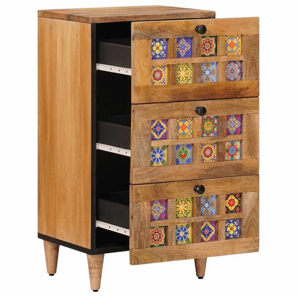 vidaXL Kabalas Natūrali 40 x 33,5 x 75 cm Kietas mango medis