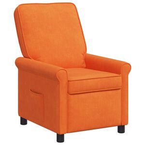 vidaXL Atlo&scaron;iamasis fotelis Oranžinė 69 x 95 x 101 cm Audinys