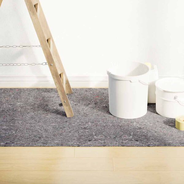 vidaXL Neslyst. apsaug. kilim., dažymo d., vilna, 25 m, 220g/m&sup2;