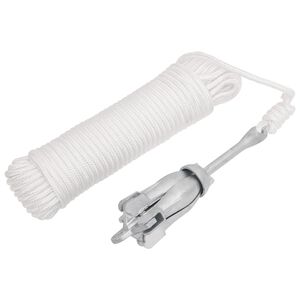 vidaXL Sulankstomas inkaras su virve, sidabrinis, 1,5kg, geležis