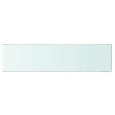 vidaXL Lentynos plokštė, skaidrus stiklas, 80x20 cm