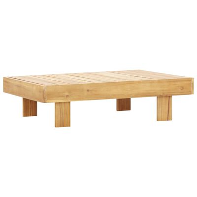 vidaXL Kavos staliukas, 100x60x25cm, akacijos medienos masyvas