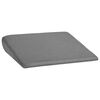 vidaXL Sėdynės pagalvėlė Pilka 39 x 38 x 8,5 cm PU putos