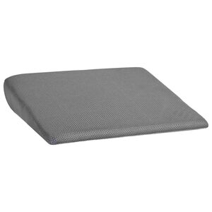 vidaXL Sėdynės pagalvėlė Pilka 39 x 38 x 8,5 cm PU putos