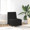 vidaXL Modulinis sofa vienetas be rankų 2 pcs Juoda 55 x 74 x 82 cm