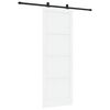 vidaXL Slankios durys Balta ir juoda 83 x 232 cm