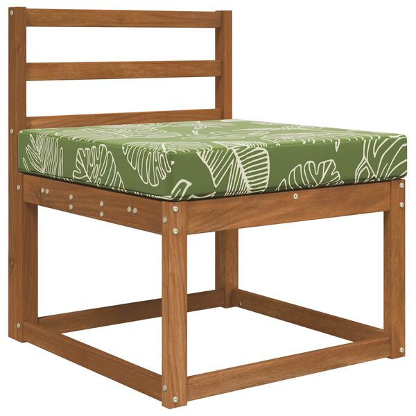 vidaXL Lauko sofa pagalvėlė Lapų dizainas 60 x 60 x 8 cm Poliesteris