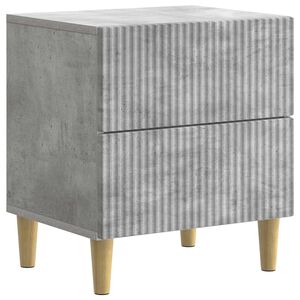 vidaXL &Scaron;alia lovos spintelė Betono pilka 43 x 34,5 x 48 cm