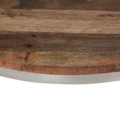 vidaXL Kavos staliukų komplektas, 2d., perdirbta mediena ir plienas