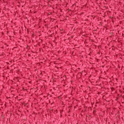 vidaXL Laiptų kilimėliai, 15vnt., rožinės spalvos, 56x17x3cm