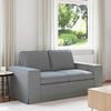 vidaXL Sofa 120cm &Scaron;viesiai pilka Metalas