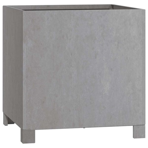 vidaXL Loveliai su kojelėm, 2vnt., rūdžių, 40x40x40cm, Corten plienas