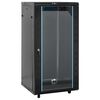 vidaXL 22U tinklo spintelė su pasukamomis kojelėmis, 19", IP20, 60x60x120 cm