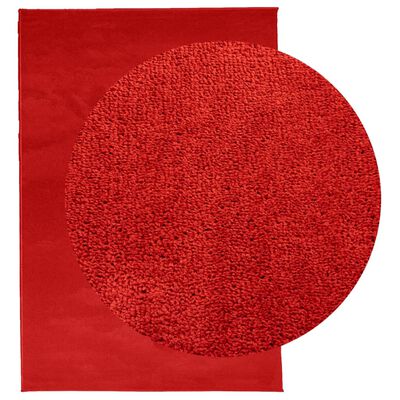 vidaXL Kilimas OVIEDO, raudonos spalvos, 200x280cm, trumpi šereliai