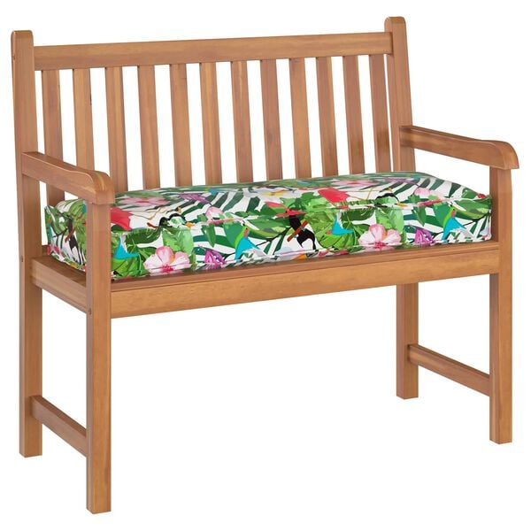 vidaXL Pagalvėlė Gėlių Įvairiaspalvis 110 x 40 x 8 cm Oksfordo audinys