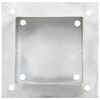 vidaXL Stulpų pagrindai, 4vnt., galvanizuotas metalas, 121mm