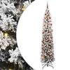 vidaXL Dirbtinė Kalėdų eglutė Žalia 240 cm PVC, plienas ir plastikas