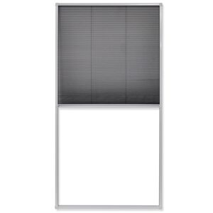 vidaXL Plisuotas tinklelis nuo vabzdžių su rėmu, 80x160cm