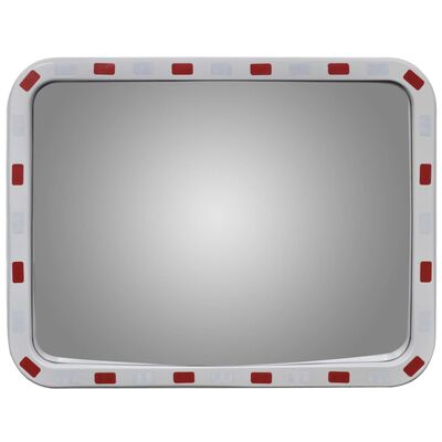 Kelio veidrodis, stačiakampis, 60x80cm, PC plastikas, su atšvaitais