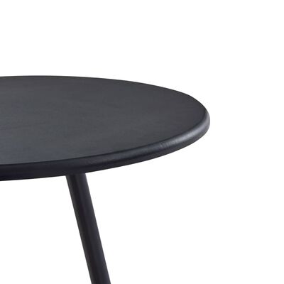 vidaXL Baro stalas, juodos spalvos, 60x107,5cm, MDF