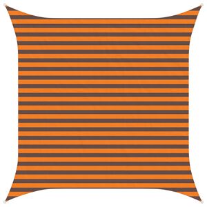 vidaXL Saulės burė Oranžinė ir ruda 3 x 3 m 100% poliesteris Oksfordas