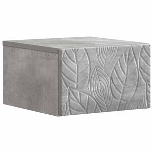 vidaXL Sieninis naktinis staliukas Betono pilka 49 x 34,5 x 20 cm