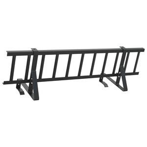 vidaXL Stogo sniego sargas Juoda 100 x 29,5 x 34,5 cm Plienas