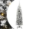 vidaXL Dirbtinė Kalėdų eglutė Žalia 150 cm PVC, plienas ir plastikas