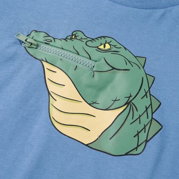 Vaikiški marškinėliai, vidutinio intensyvumo mėlyni, 92 dydžio