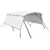 vidaXL Bimini vir&scaron;aus stogelis su sienomis, 243x(200-213)x137cm