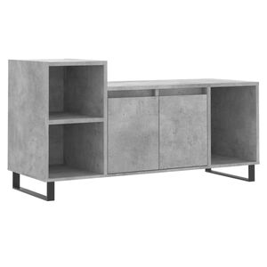 vidaXL Televizoriaus spintelė, betono pilka, 100x35x55cm, mediena