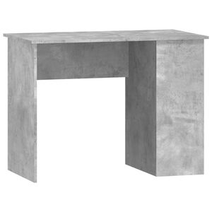 vidaXL Ra&scaron;omasis stalas, betono pilkas, 100x55x75cm, apdirbta mediena