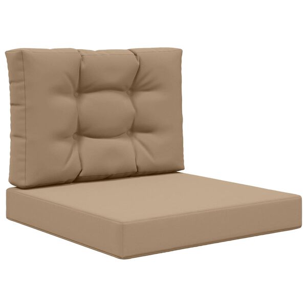 vidaXL Lauko sofa pagalvėlė 2 pcs Taupe Poliesteris