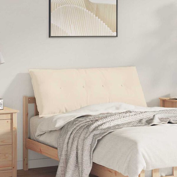 vidaXL Apsaugos Pagalvė Smėlio 120 x 50 cm Mikropluo&scaron;to audinys