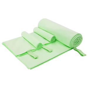 vidaXL Sporto rank&scaron;luosčių rinkinys 3 vnt. Žalia 210 x 100 cm