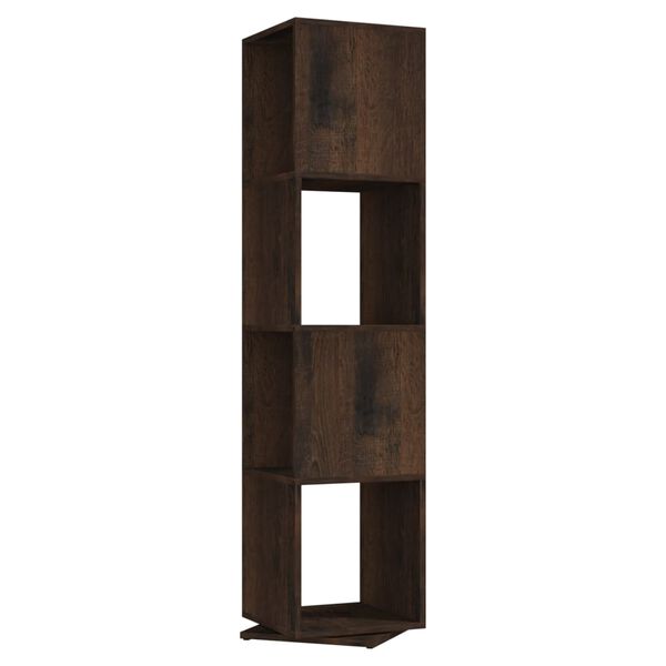 vidaXL Pasukama spintelė, dūminė ąžuolo, 34,5x34,5x147,5cm, MDP