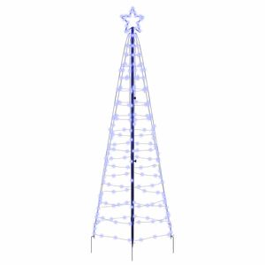 vidaXL LED Kalėdinė eglutė su žemės kuoleliais EKENAS 250 cm 390 LED