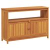 vidaXL Konsolinis sodo staliukas, 110x35x75cm, akacijos masyvas
