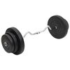 vidaXL Lenkta &scaron;tanga su svoriais, 60kg