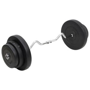 vidaXL Lenkta &scaron;tanga su svoriais, 60kg
