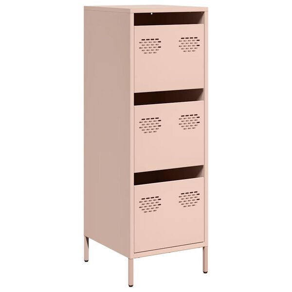 vidaXL Highboard Pink 39x35x103,5 cm Plienas