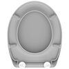 SCH&Uuml;TTE Klozeto sėdynė su soft-close mechanizmu GREY, duroplastas