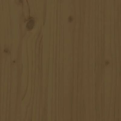 vidaXL Lovos rėmas, medaus rudos spalvos, 90x200cm, medienos masyvas