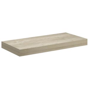 vidaXL Pakabinama sieninė lentyna, ąžuolo spalvos, 50x23x3,8cm, MDF